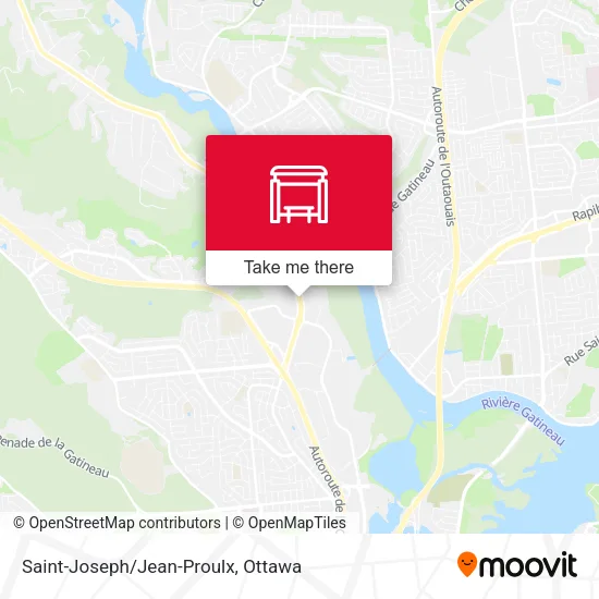 Saint-Joseph/Jean-Proulx map