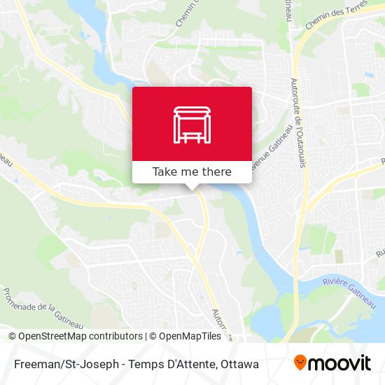 Freeman / St-Joseph - Temps D'Attente map