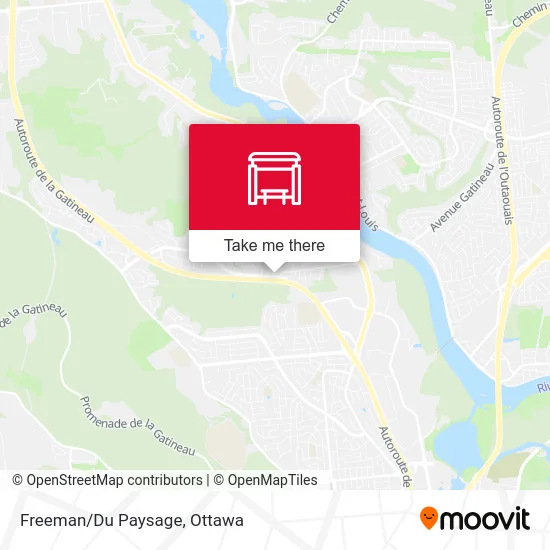 Freeman/Du Paysage map