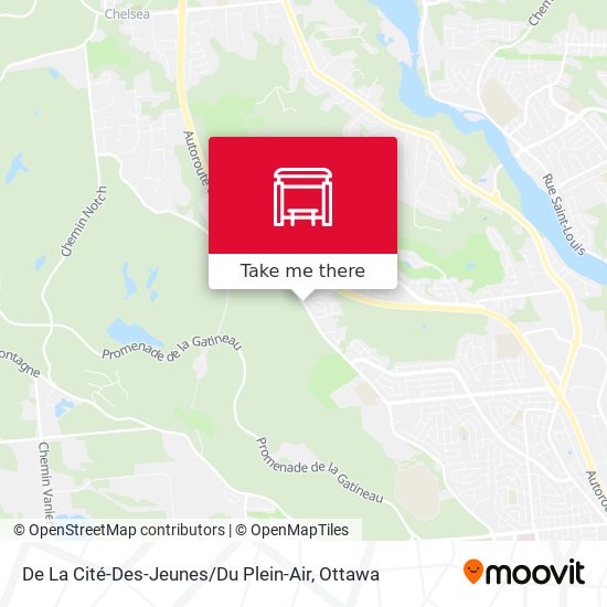 De La Cité-Des-Jeunes / Du Plein-Air map