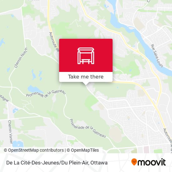 De La Cité-Des-Jeunes / Du Plein-Air map