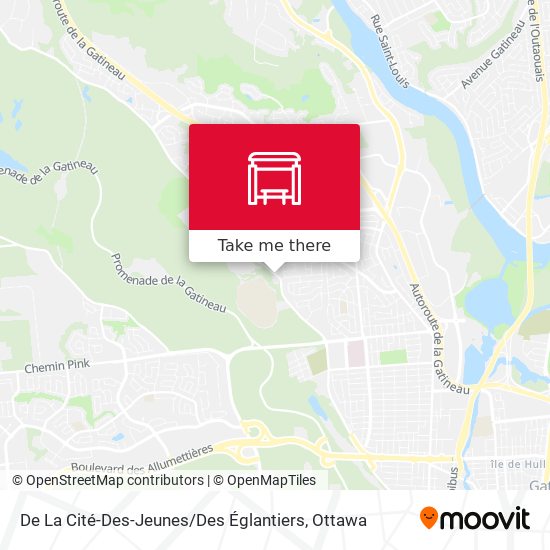 De La Cité-Des-Jeunes / Des Églantiers map