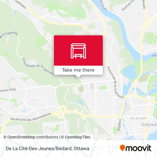 De La Cité-Des-Jeunes/Bédard map