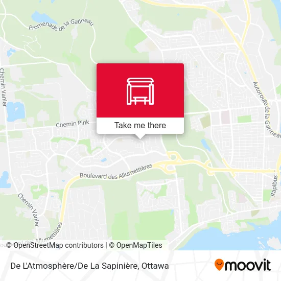 De L'Atmosphère / De La Sapinière map