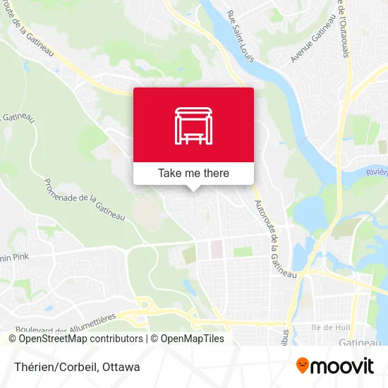Thérien/Corbeil map