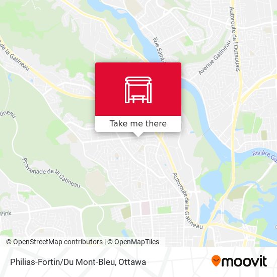 Philias-Fortin/Du Mont-Bleu map