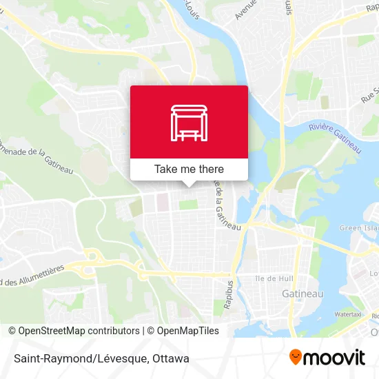 Saint-Raymond/Lévesque map