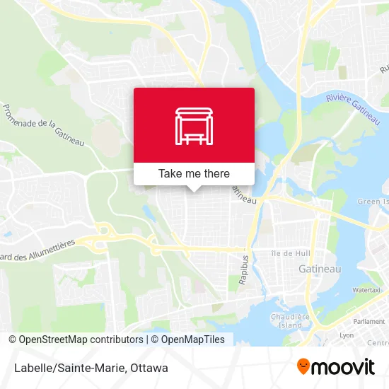 Labelle/Sainte-Marie map