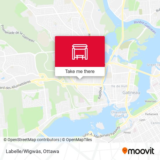 Labelle/Wìgwàs map