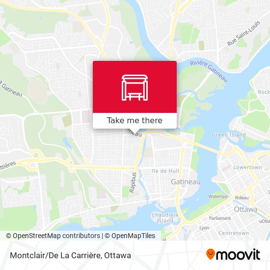 Montclair/De La Carrière map