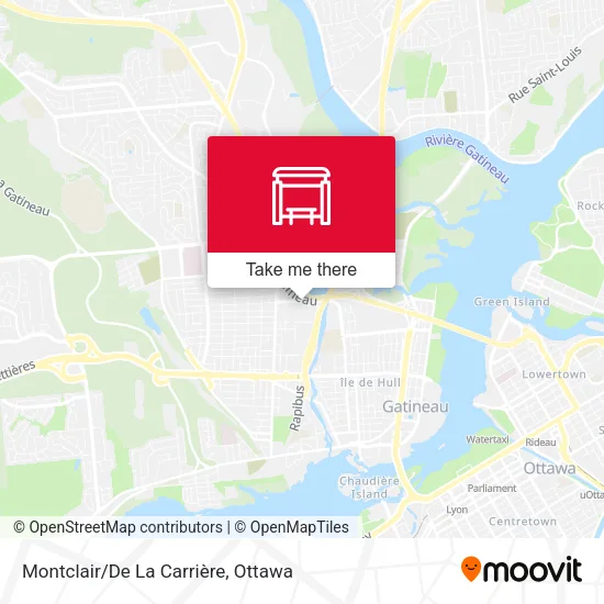Montclair/De La Carrière map