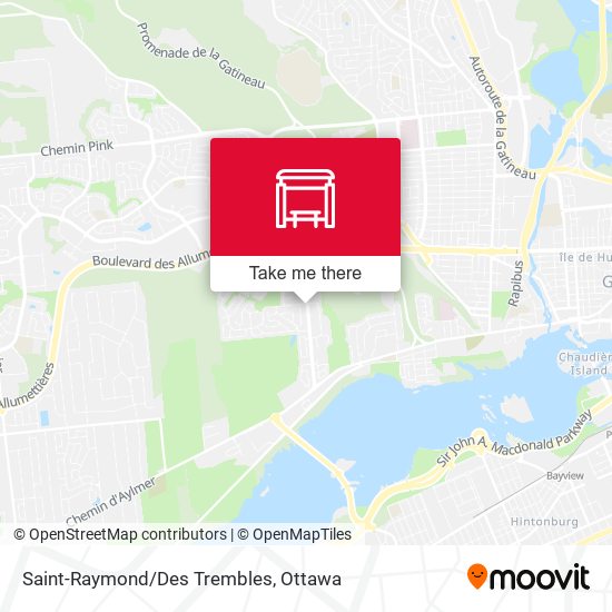Saint-Raymond/Des Trembles map