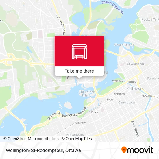 Wellington/St-Rédempteur map