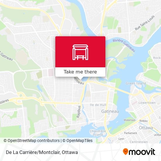 De La Carrière/Montclair map