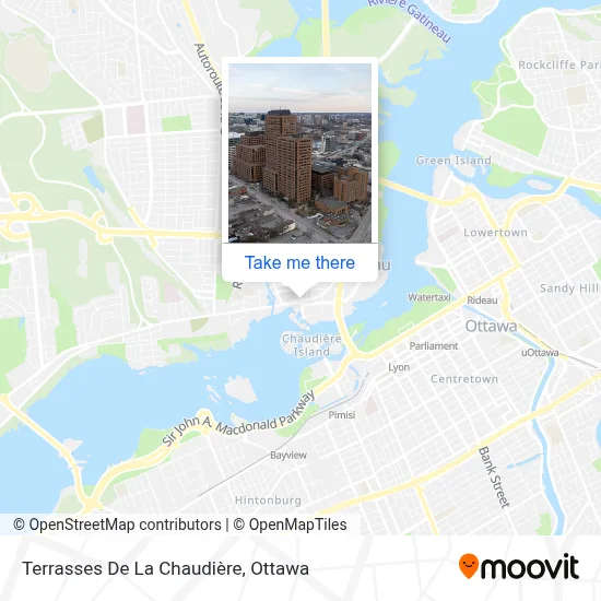 Terrasses De La Chaudière map