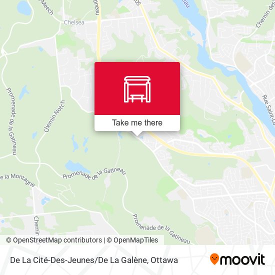 De La Cité-Des-Jeunes / De La Galène map