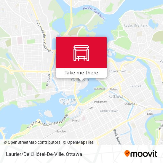 Laurier/De L'Hôtel-De-Ville plan