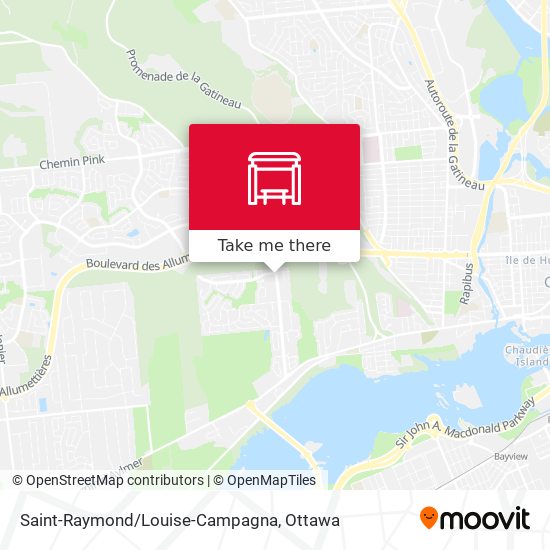 Saint-Raymond/Louise-Campagna map