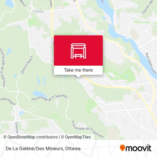 De La Galène/Des Mineurs map