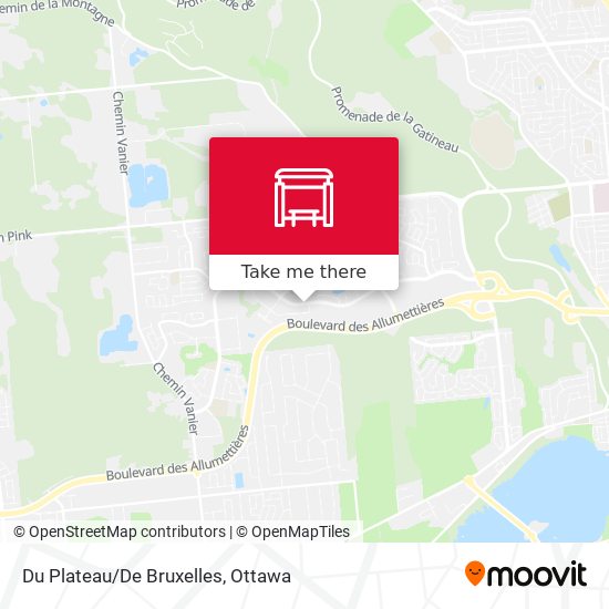 Du Plateau/De Bruxelles map