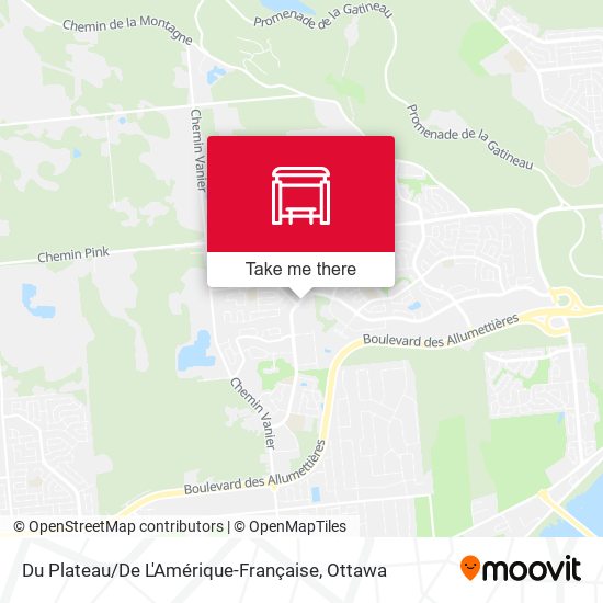 Du Plateau / De L'Amérique-Française plan