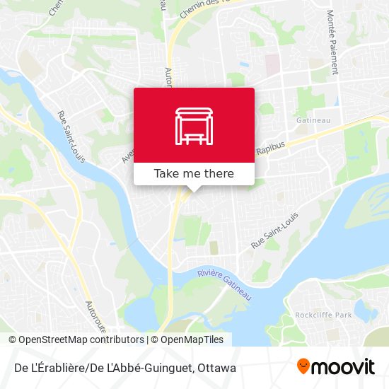 De L'Érablière / De L'Abbé-Guinguet map