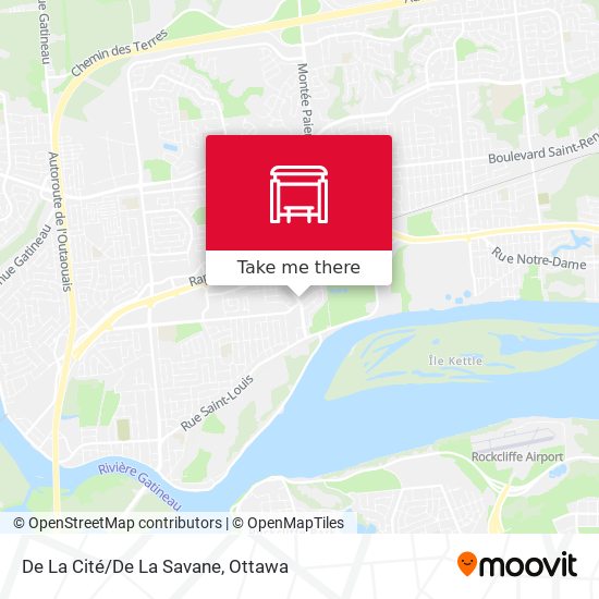 De La Cité/De La Savane map