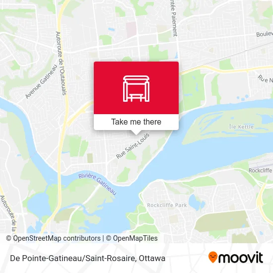De Pointe-Gatineau / Saint-Rosaire map
