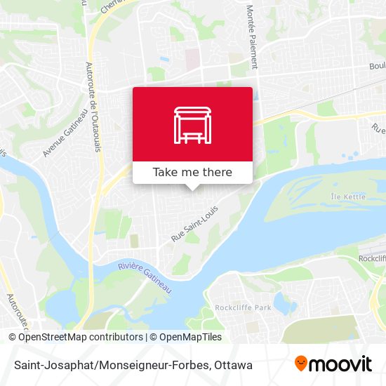 Saint-Josaphat / Monseigneur-Forbes map