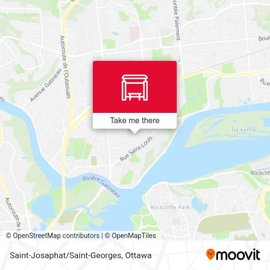 Saint-Josaphat/Saint-Georges map