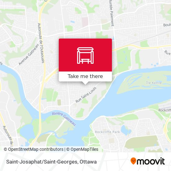 Saint-Josaphat/Saint-Georges map