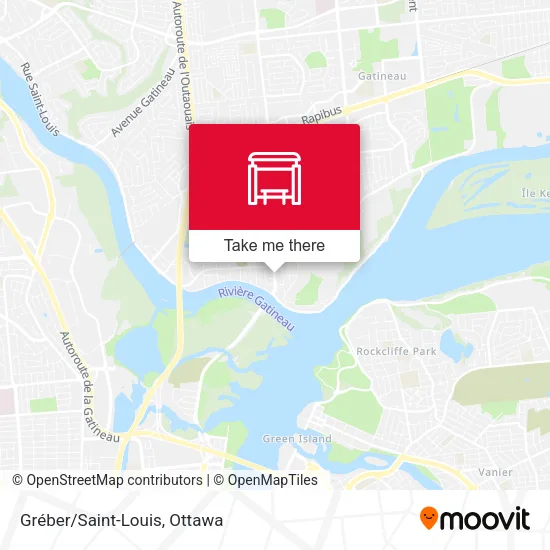 Gréber/Saint-Louis map