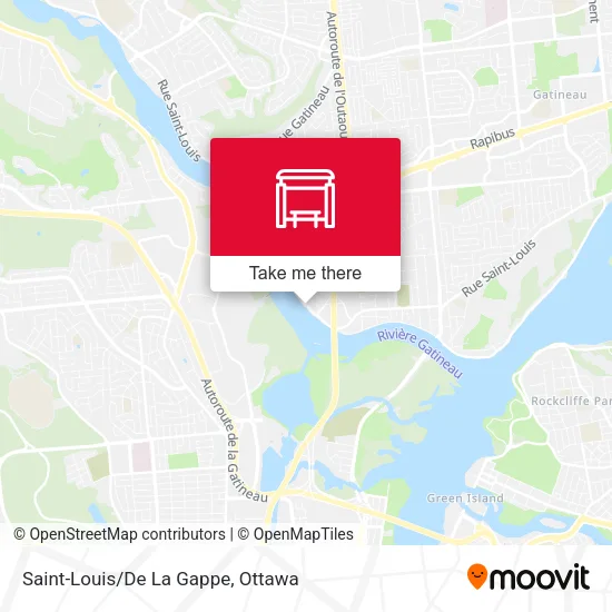 Saint-Louis/De La Gappe map