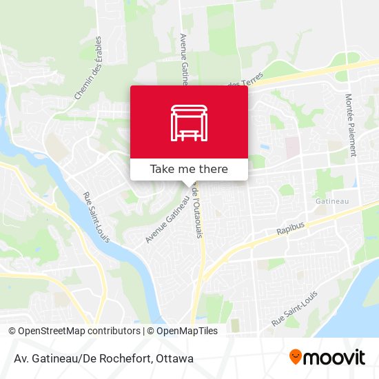 Av. Gatineau/De Rochefort map