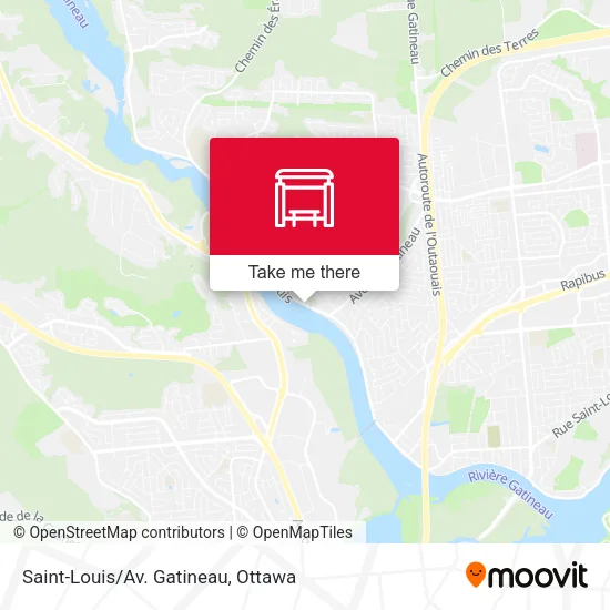 Saint-Louis/Av. Gatineau map
