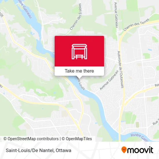 Saint-Louis/De Nantel map