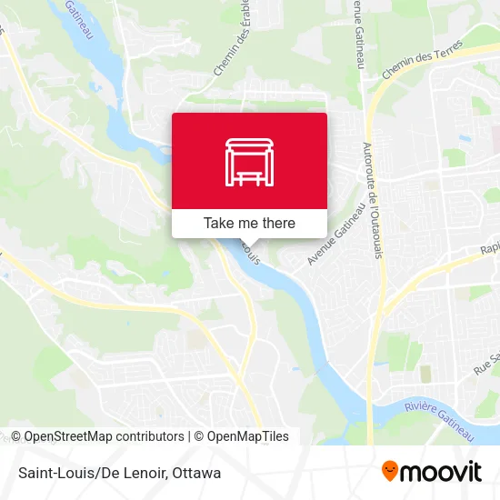 Saint-Louis/De Lenoir map