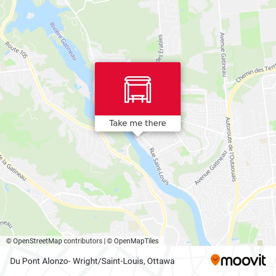 Du Pont Alonzo- Wright / Saint-Louis map