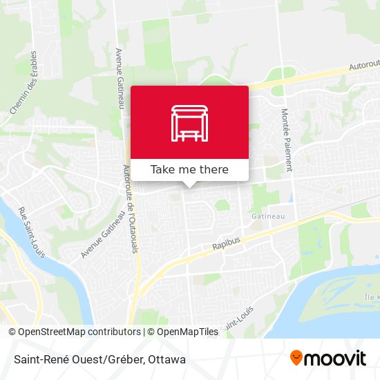 Saint-René Ouest/Gréber map