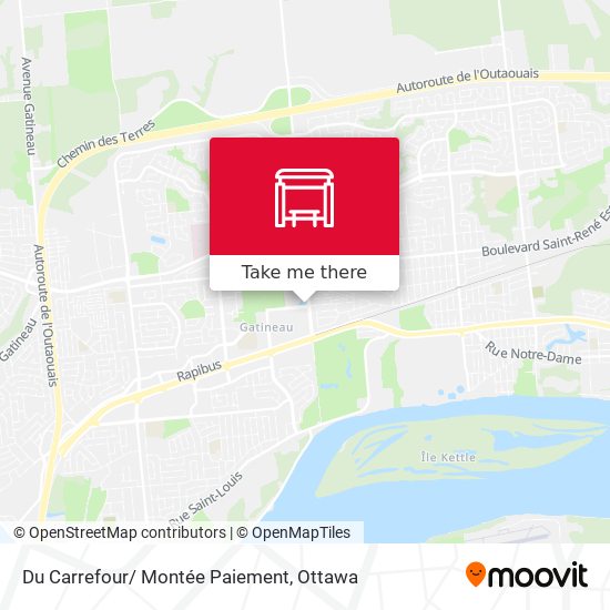 Du Carrefour/ Montée Paiement plan