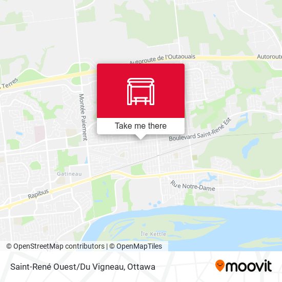Saint-René Ouest/Du Vigneau plan