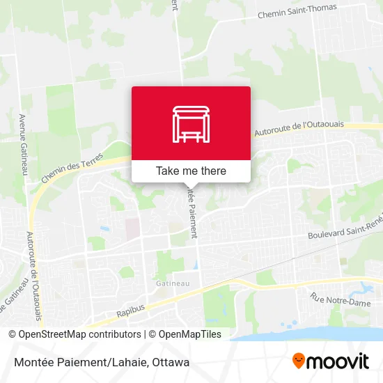 Montée Paiement/Lahaie map