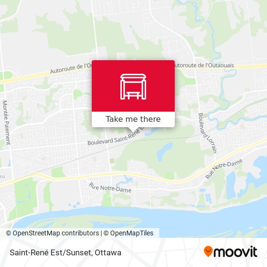 Saint-René Est/Sunset map