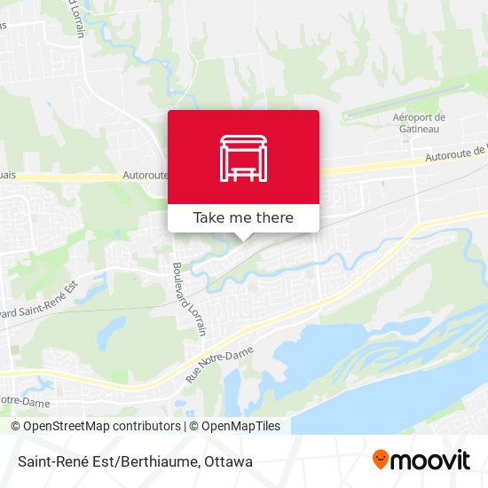 Saint-René Est/Berthiaume map