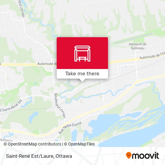 Saint-René Est/Laure map