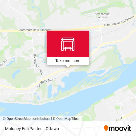 Maloney Est/Pasteur map