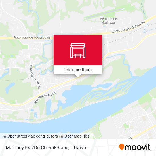 Maloney Est/Du Cheval-Blanc map
