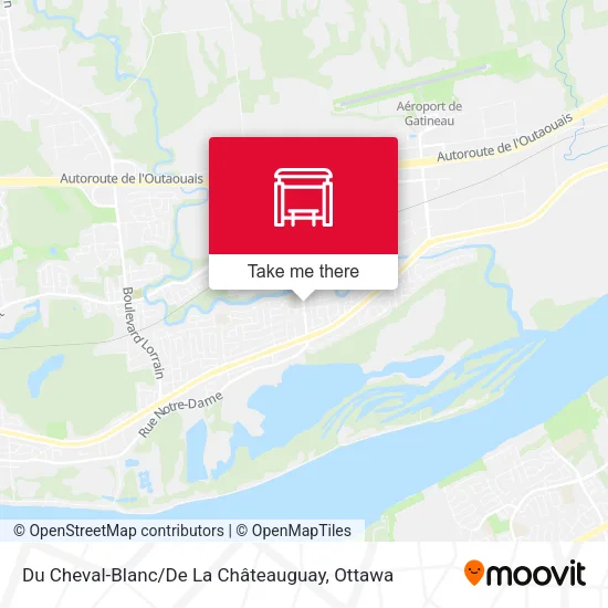 Du Cheval-Blanc / De La Châteauguay map