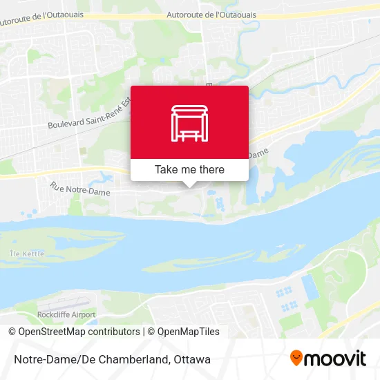 Notre-Dame/De Chamberland map