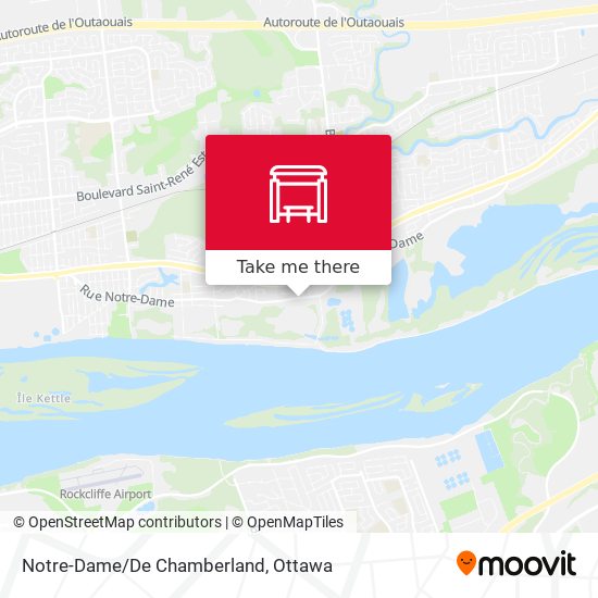 Notre-Dame/De Chamberland map
